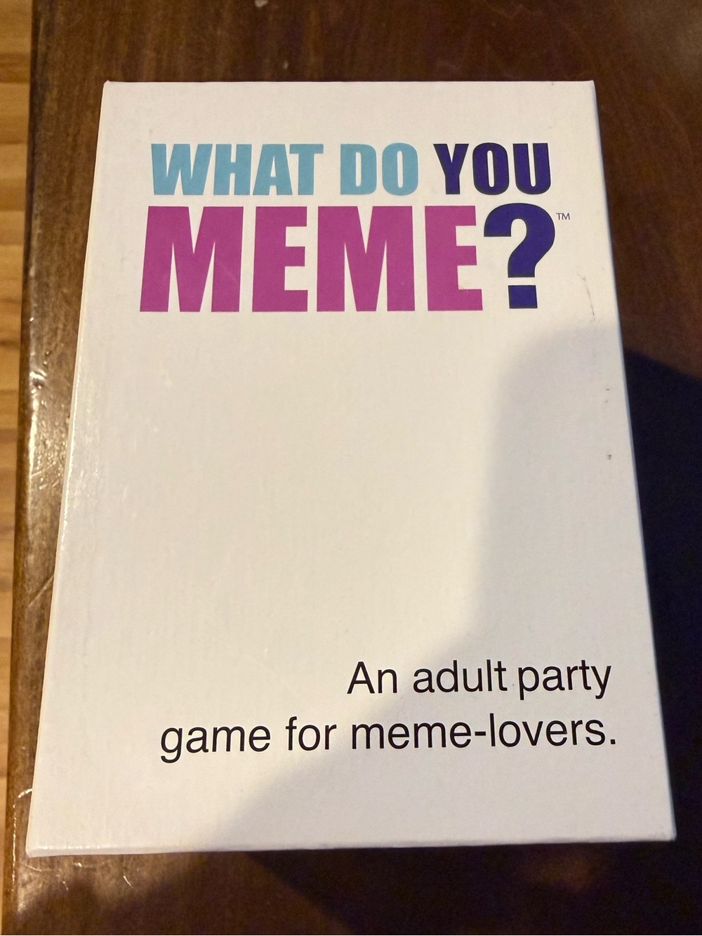 21+ What Do You Meme Card Game- like new